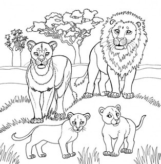 Львиная семья