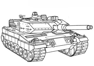 Немецкий танк Леопард 2 А5