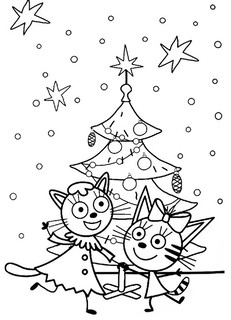 Три Кота - новогодняя